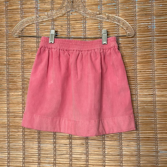 🍭Crewcuts pink corduroy girl’s skirt with side pockets. Like new. Size: 4-5 - Picture 3 of 9